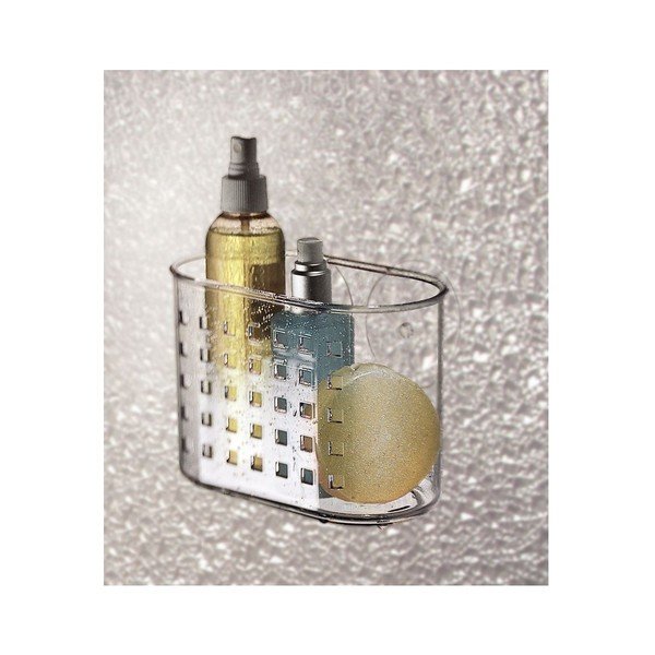 Skaidrus savaime išsilaikantis krepšys iDesign Mini Shower-image-2