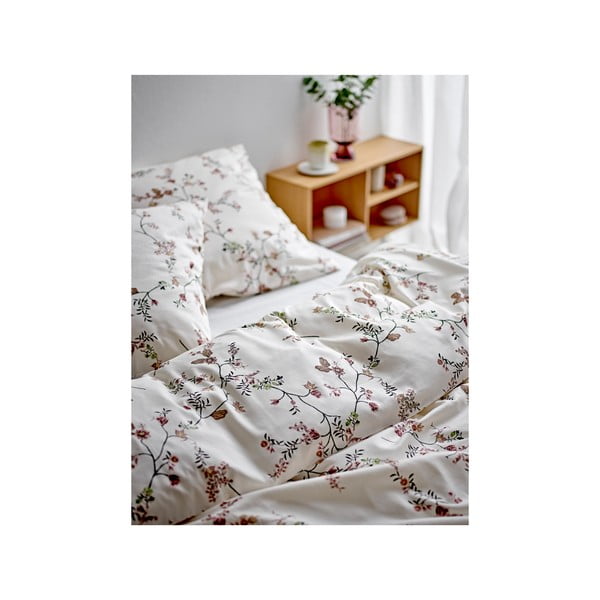 Smėlio spalvos iš satino medvilnės viengulė patalynė 140x200 cm Grace – Södahl-image-1