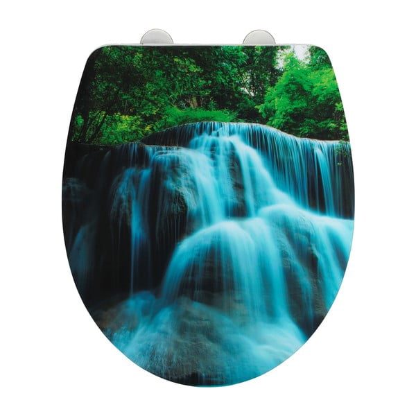 Tualeto sėdynė su lengvai užsidarančiu Wenko Waterfall