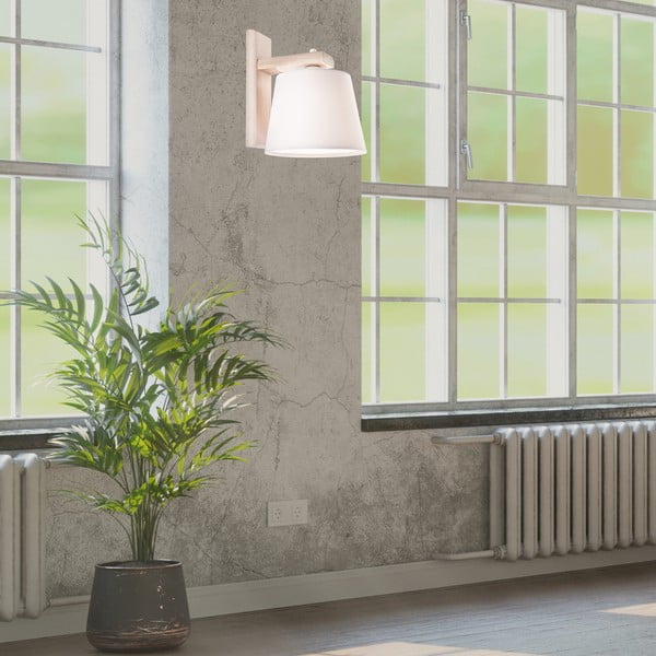 Sieninė lempa šviesiai rudos spalvos ø 20 cm Aida – LAMKUR-image-1