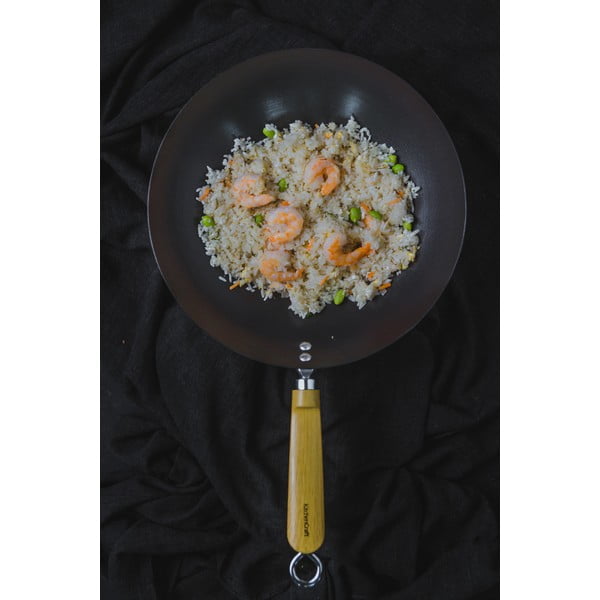 Neprideganti WOK keptuvė Kitchen Craft Oriental, ⌀ 30 cm-image-3