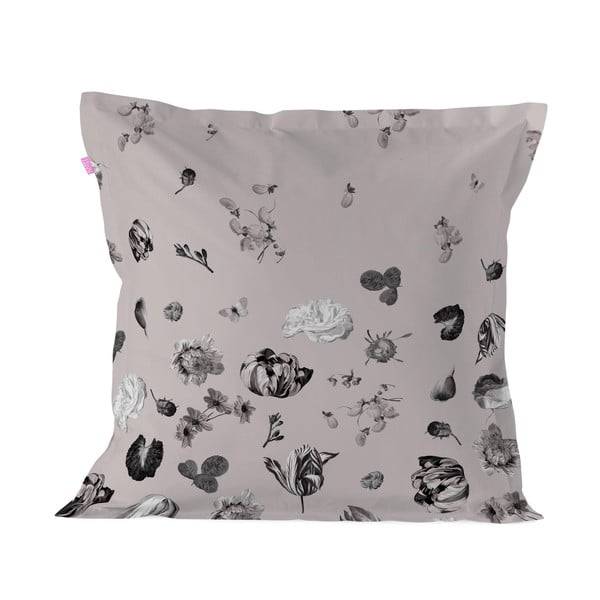 Medvilninis dekoratyvinis pagalvės užvalkalas Happy Friday Basic Onyx, 60 x 60 cm