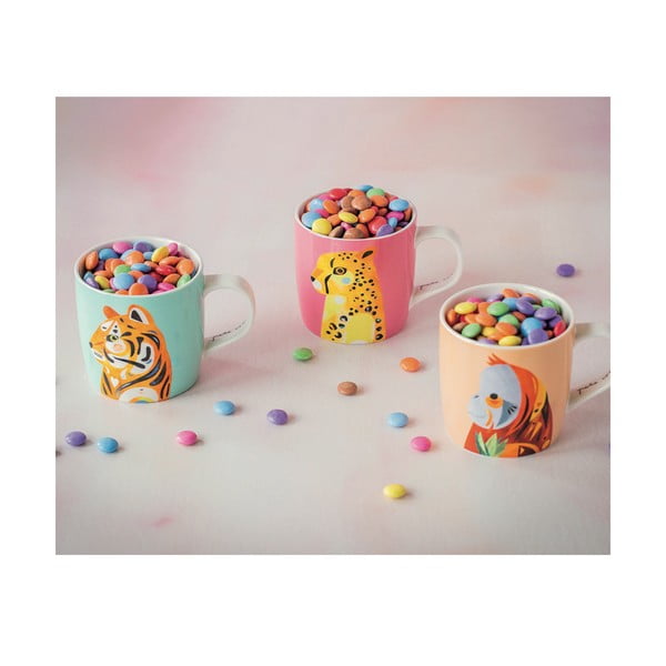 Mėlynas porcelianinis puodelis Maxwell & Williams Pete Cromer Tiger, 375 ml-image-1