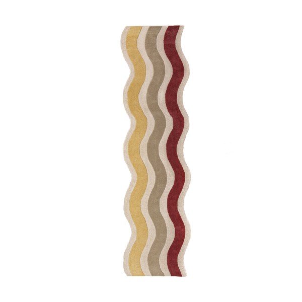 Rankų darbo iš vilnos kilimas 80x300 cm Cascade Wool – Flair Rugs
