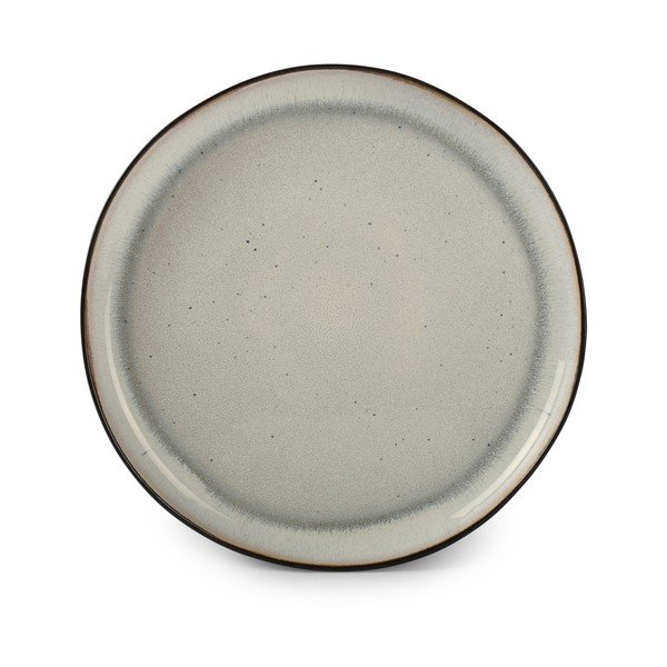 Juodos spalvos/smėlio spalvos iš akmens masės lėkštė ø 27 cm Lunar – Salt&Pepper