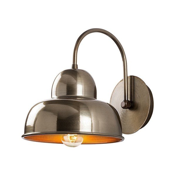 Žalvario spalvos sieninė lempa ø 20 cm Multan – Opviq lights-image-2