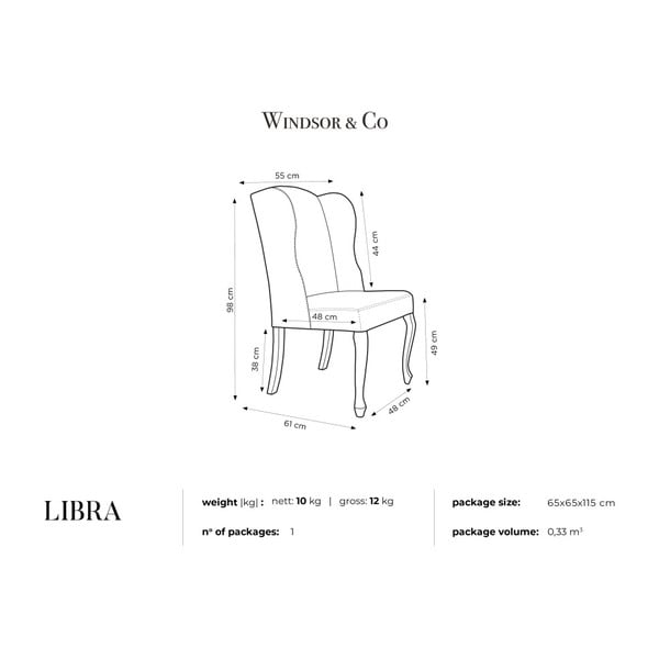 Šviesiai pilka "Windsor & Co" sofos "Libra Designs-image-2