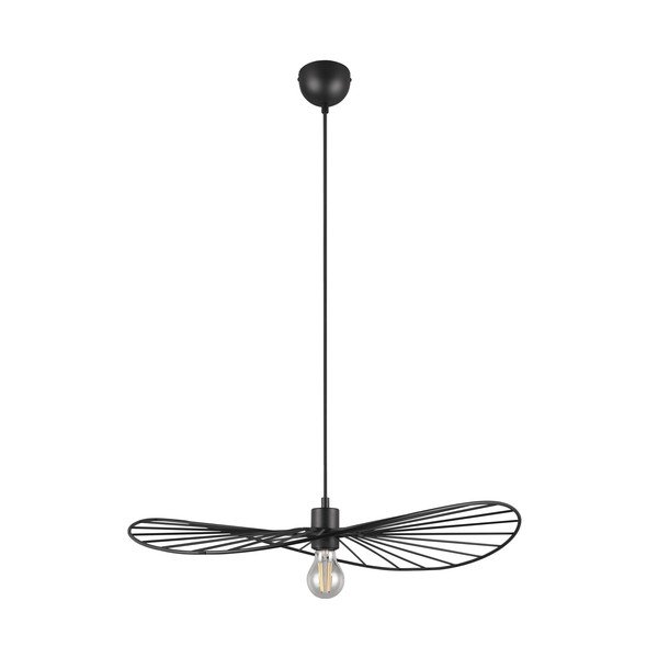 Kabantis šviestuvas matinės juodos spalvos ø 60 cm Chapeau – Reality
