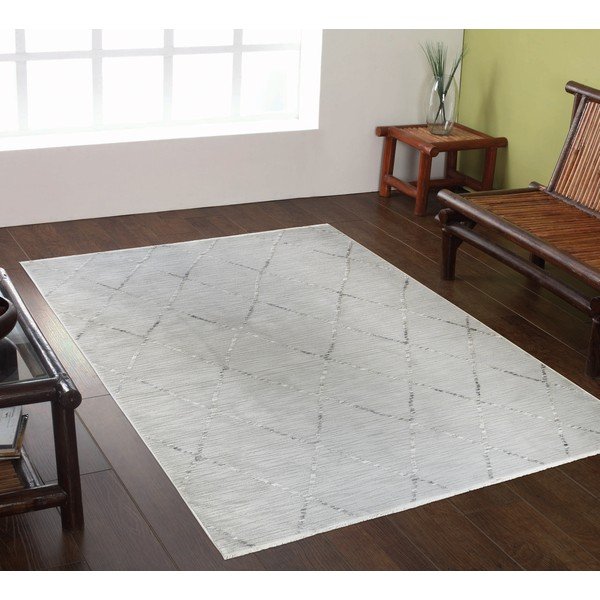 Kilimas pilkos spalvos 80x150 cm Jaipur – Webtappeti-image-1