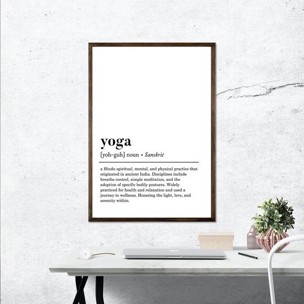 Paveikslas 50x70 cm Yoga – Wallity-image-3