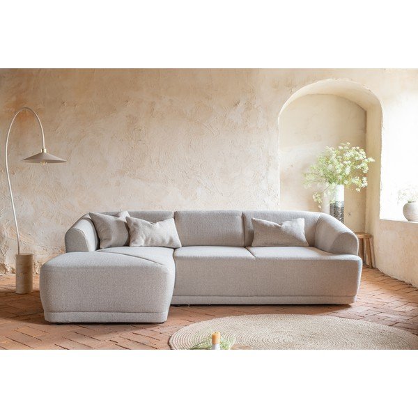 Kampinė sofa smėlio spalvos (su kairiuoju kampu) – Miuform-image-1
