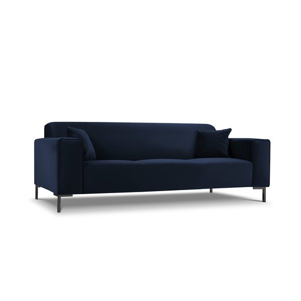 Mėlyna aksominė sofa Cosmopolitan Design Siena-image-3