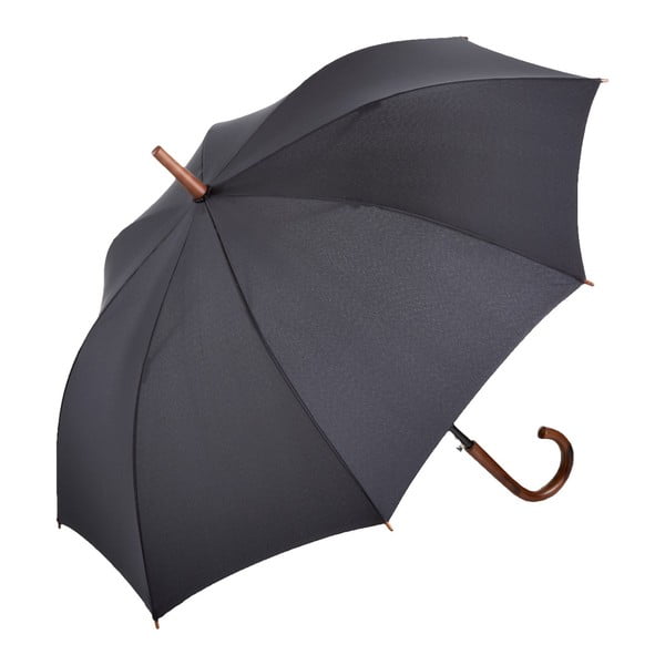 "Ambiance Fare" juodas skėtis "Wet Look", ⌀ 105 cm