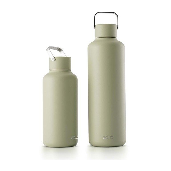 Šviesiai žalias nerūdijančio plieno buteliukas Equa Timeless, 600 ml-image-3