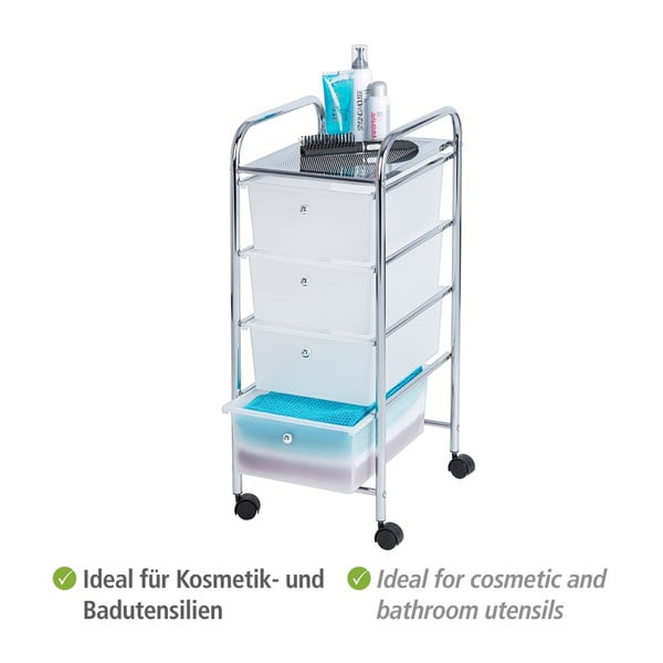 Mobili vonios kambario lentyna su 4 stalčiais Wenko Messina-image-2