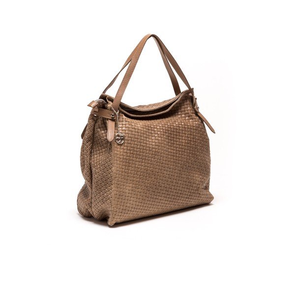 Odinė rankinė Carla Ferreri 861 Fango-image-2