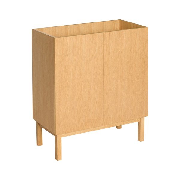 Natūralios spalvos spintelė iš ąžuolo 80x90x40 cm Ark – Hübsch