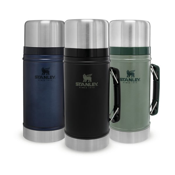 Juodos spalvos iš nerūdijančio plieno maistui termosas 940 ml Legendary Classic Black – Stanley-image-1