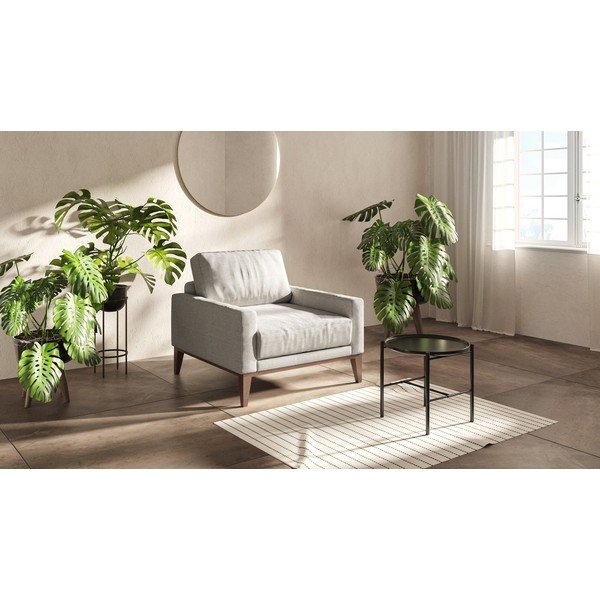 Kreminės spalvos krėslas MESONICA Musso-image-1