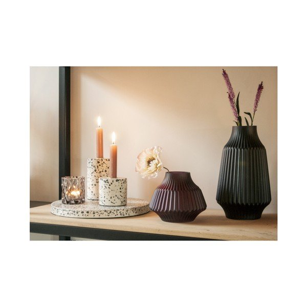 Vaza iš violetinio stiklo PT LIVING, ø 16 cm-image-3