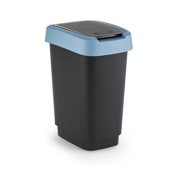 Perdirbto plastiko šiukšlių dėžė 10 L Twist - Rotho-image-2