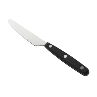 Nerūdijančio plieno valgomasis peilis su juoda rankena Nirosta Oslo