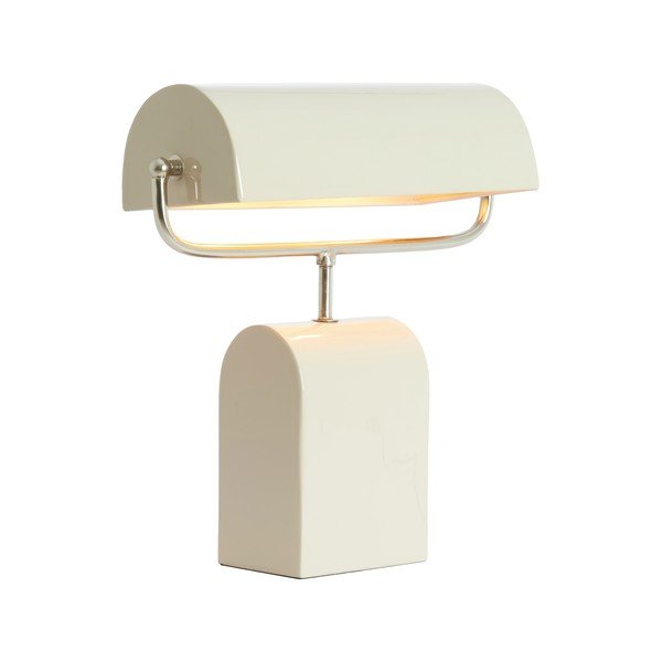 Kreminės spalvos iš metalo stalinis šviestuvas (aukštis 38 cm) Cardona – Light & Living-image-2
