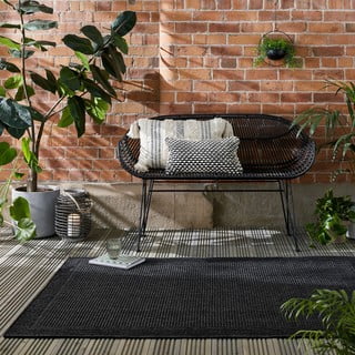 Lauko kilimas tamsiai pilkos spalvos 160x230 cm Weave – Flair Rugs