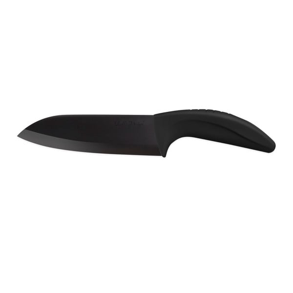 Keraminis "Santoku" peilis, 14 cm, juodas