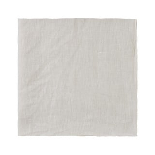 Kreminės baltos lininės servetėlės Blomus, 42 x 42 cm