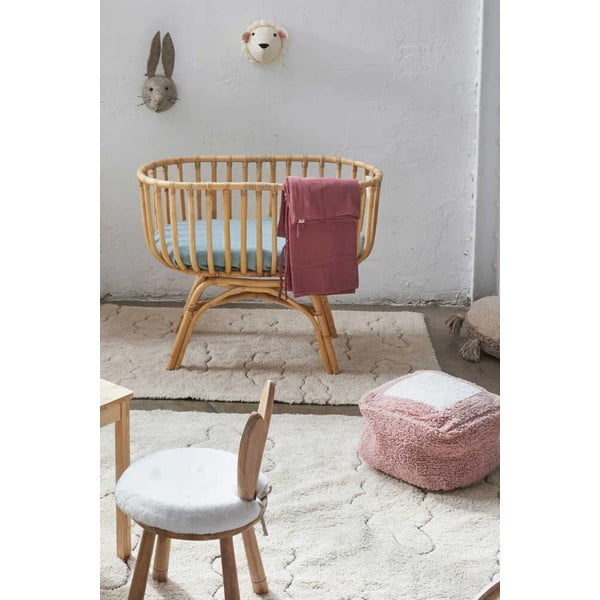 Skalbiamas/rankų darbo iš medvilnės vaikiškas kilimas kreminės spalvos 120x160 cm Clouds – Lorena Canals-image-1