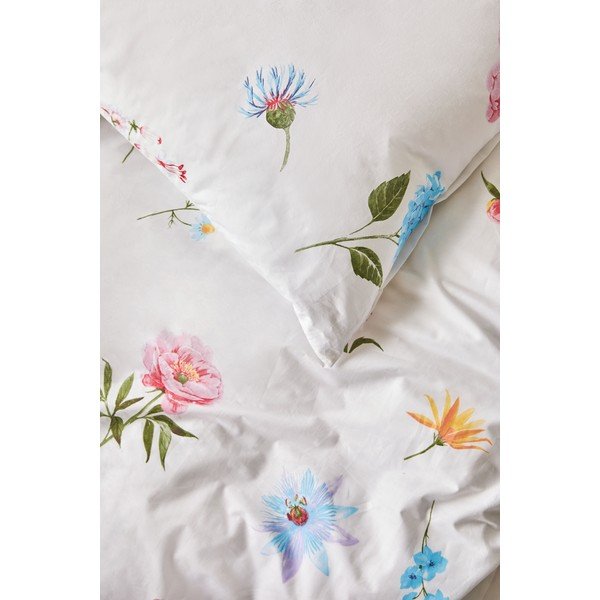 Vienvietė medvilninė patalynė Bonami Selection Fleur, 140 x 200 cm-image-1