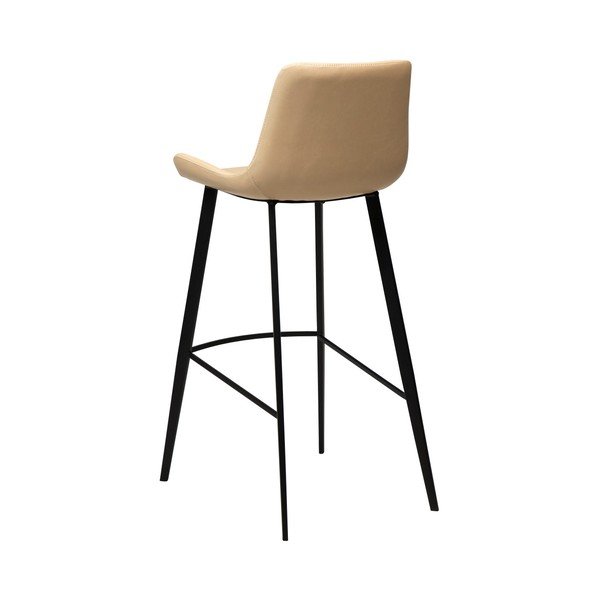 Šviesiai ruda eko odos baro kėdė DAN-FORM Denmark Hype, aukštis 102 cm-image-1