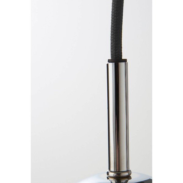Blizgios sidabrinės spalvos iš metalo kabantis šviestuvas ø 10 cm Ara – Jotex-image-4