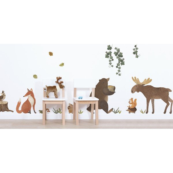 Lipdukų lapas 30x42 cm Woodland Rabbit & Friends – Lilipinso-image-1