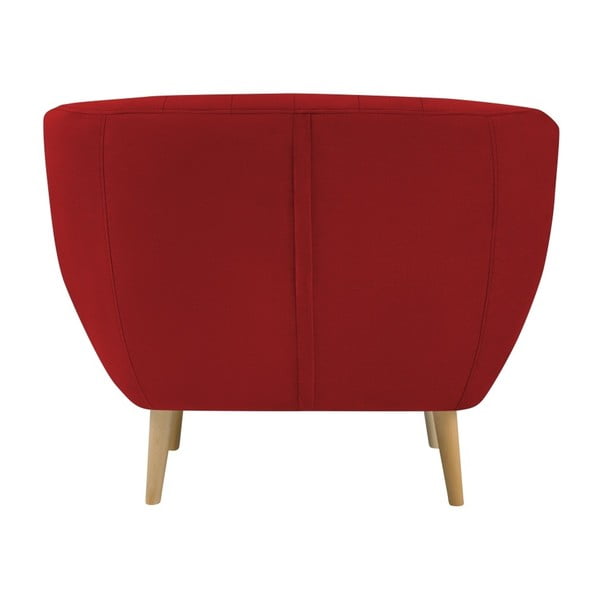 Raudonas aksominis krėslas Mazzini Sofos Sardaigne-image-4