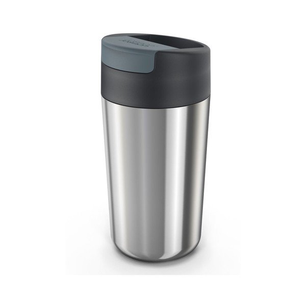 Kelioninis puodelis (ne termo) tamsiai mėlynos spalvos/blizgios sidabrinės spalvos 450 ml Sipp – Joseph Joseph