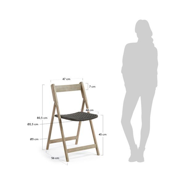 2 sulankstomų sodo kėdžių rinkinys "La Forma Picot-image-3