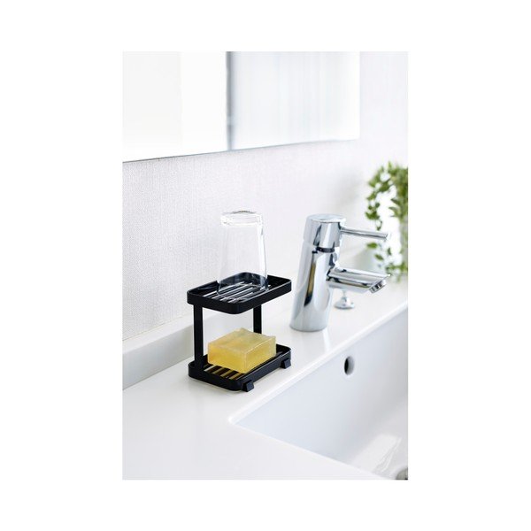 Juoda dviaukštė muilinė su laikymo vieta íYAMAZAKI Tower-image-2