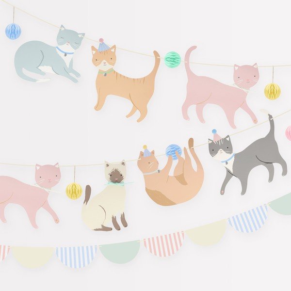 Girlianda Cute Kittens – Meri Meri-image-4