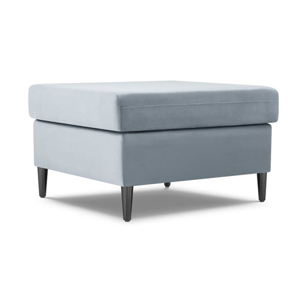 Šviesiai mėlynos spalvos iš velveto taburetė Kyoto – Cosmopolitan Design-image-1