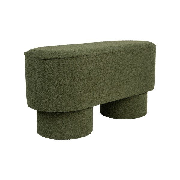 Žalios spalvos iš boucle suolas Marcos – White Label-image-1