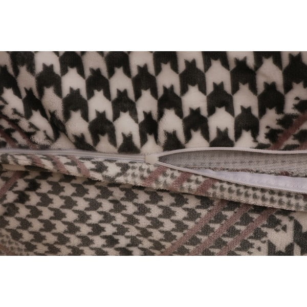 Viengulė patalynė pilkos spalvos iš mikropliušo 140x200 cm – My House-image-4