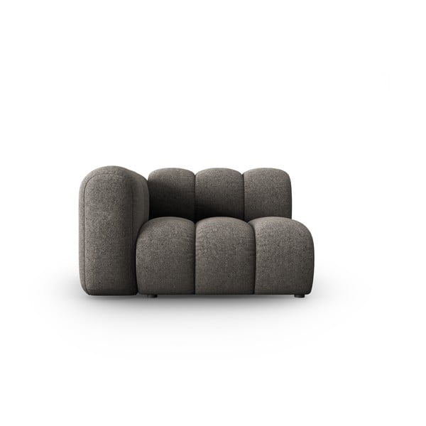 Modulinė sofa tamsiai pilkos spalvos (su kairiuoju kampu) Lupine – Micadoni Home