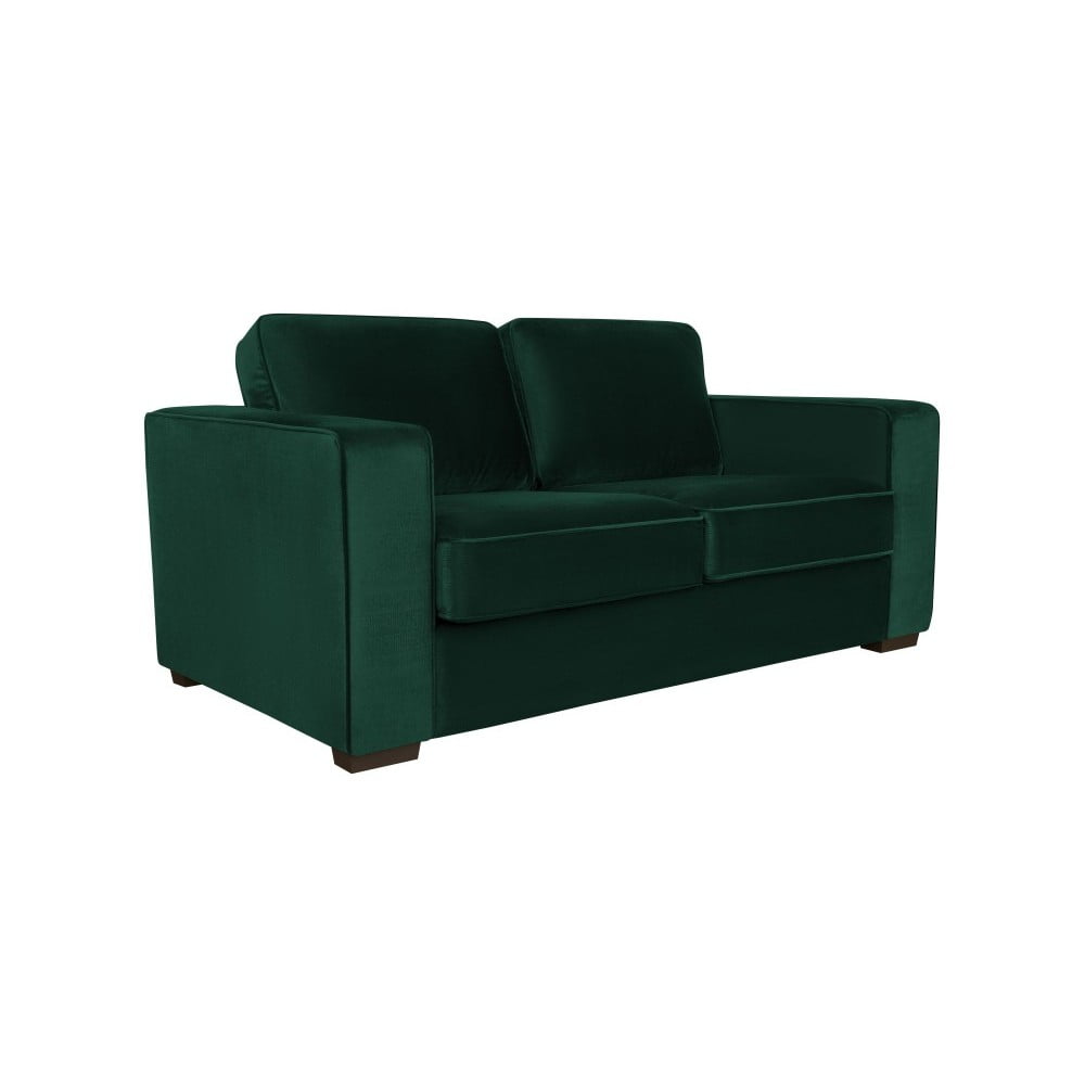 Tamsiai žalios spalvos dvivietė sofa Cosmopolitan Design Denver