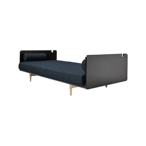 Kintama sofa "Karup Deva" juoda/žalias ąžuolas/tamsiai mėlyna-image-4