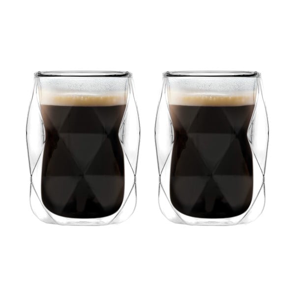 Puodeliai 2 vnt. espreso/su dviguba sienele 100 ml Geo – Vialli Design