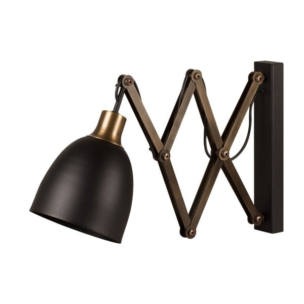 Sieninė lempa juodos spalvos/bronzinės spalvos ø 16 cm Sivani – Opviq lights