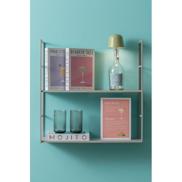 Dekoratyvinė baltos spalvos/violetinės spalvos iš popieriaus daiktadėžė 18x4x25 cm Pina Colada – PT LIVING-image-3