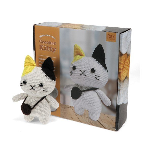 Kūrybinis žaislas DIY Crochet Cat – Rex London
